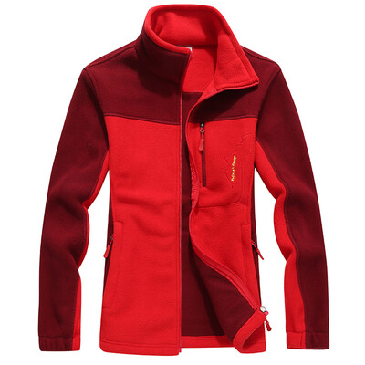 

Toponeto Womens Autumn Winter Outdoor Thickening Zipper Fleece Stand Collar Sport Coat