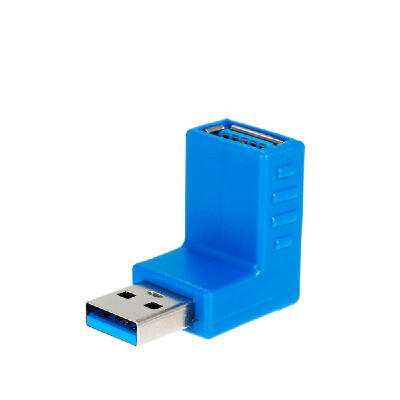 

Right Angle USB30 AM to AF  Shape Adapter Converter USB 30 A Male to A Female 90 Degree Angle Plug Down