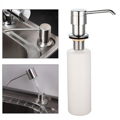 

Siaonvr White Liquid Soap Dispenser Lotion Pump Cover Built in Kitchen Sink Countertop