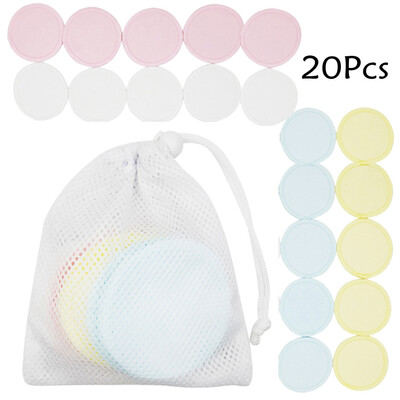

〖Follure〗Cotton Makeup Remover Pads Reusable Soft Facial Skin Care Wash Pads Wipes Face C