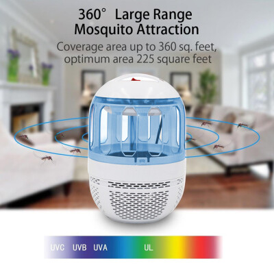 

〖Follure〗Mosquito Trap Fly Insect Killer UV Light Lamp With 360 Degree Escape Proof Mesh