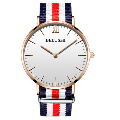 

2019 new ultra-thin mens watch belt waterproof watch student fashion Korean fashion sports quartz watch