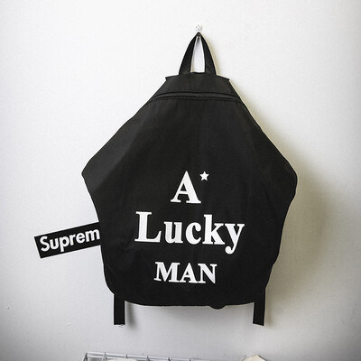 

Bag bag mens fashion Korean version of the original Original Ulzzang ancient backpack tide brand mens shoulder bag personality H