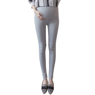 

Pregnant Women Slim Leggings Casual Maternity Solid Color High Waist Pants Pregnancy Pencil Pants Clothing