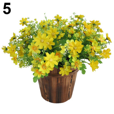 

1 Bouquet 28 Heads Artificial Fake Cute Daisy Flower Home Wedding Garden Decor
