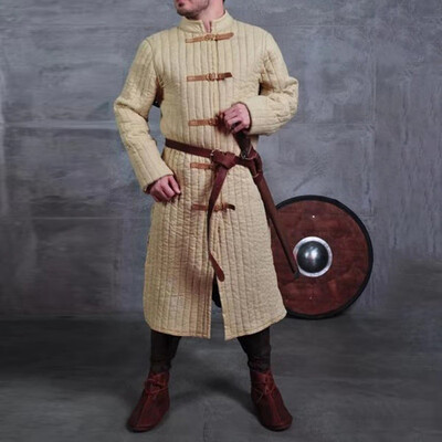 

Medieval Mens Steampunk Retro Jacket Gothic Vintage Long Coat Cosplay Costumes