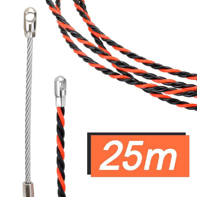 

Red&Black Wire Threader Cable Running Puller Threading Device Fiber Optic Lead Construction Tools