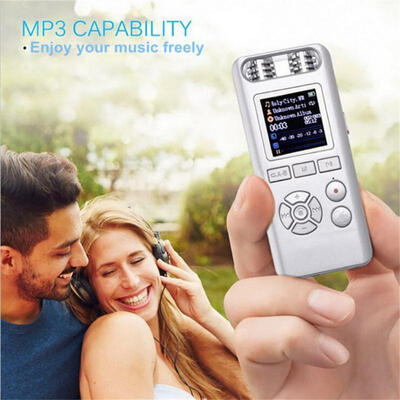 

Quelima 619 Professional 8GB Digital Recorder Pen Micro Noise Reduction MP3 Player