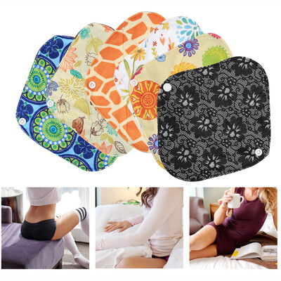 

Greensen 1PC Washable Wet Bag Pouch 6PCS Reusable Cloth Sanitary Menstrual Pads Panty Liner Cloth Sanitary Pad Wet Bag