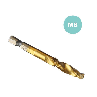 

Screw Tap Drill Bits HSS Screw Spiral Point Thread -3 -4 M5 M6 -8 -10 Metal Working Hex Shank Machine Kit