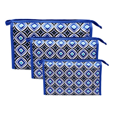

〖Follure〗Women Rhombus Pattern Bag Travel Cosmetic Bag Makeup Case Pouch Toiletry Best
