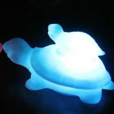 

LED Mother Child Turtle Night Light 7 Color Changing Mini Cartoon Bedside Lamp Party Bedroom Decoration