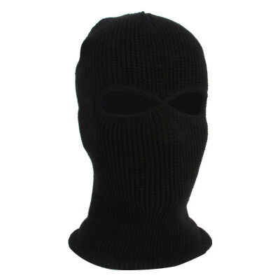 

Full Face Cover Knit 2 Hole Ski Mask Hat Shield Beanie Cap Snow Winter Warm