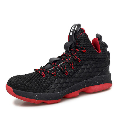 

James basketball shoes mens high to help fly woven wear-resistant breathable combat boots couple casual shoes sports running mens shoes