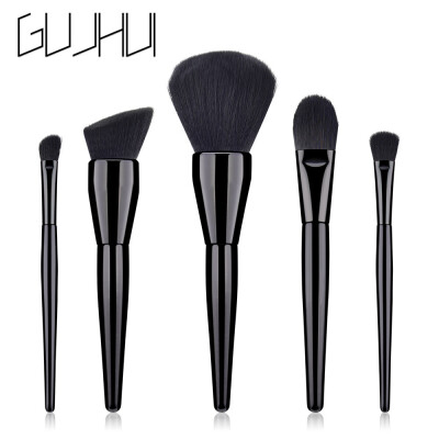 

〖Follure〗5PCS Wooden Foundation Cosmetic Eyebrow Eyeshadow Brush Makeup Brush Sets Tools