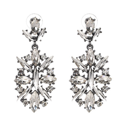 

JURAN 2018 New Arrival Full Crystal Stud Earrings For Women Original Authentic Jewelry Gift Statement Jewelry P2404-1