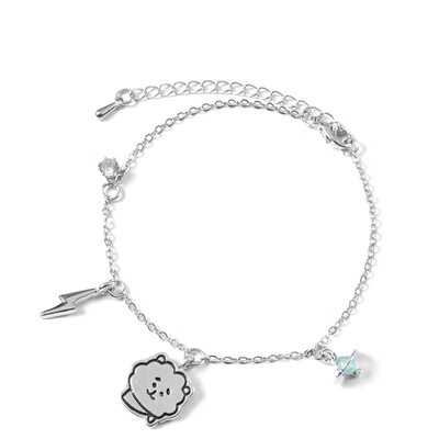 

Kpop BTS Bangtan Boys New Bracelet Alloy Wristband Bracelet Hot Gift for ARMY