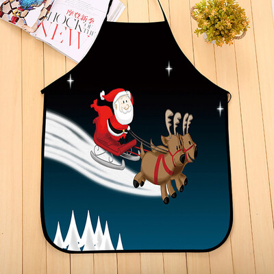

Siaonvr Christmas Decoration Waterproof Apron Kitchen Aprons Dinner Party Apron