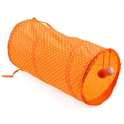 

Cat Play Tunnel Foldable Solid Cat Tunnel Little Cat Toy Pet Play Tunnel