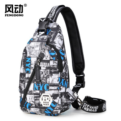 

Chest bag travel bag mens casual messenger bag