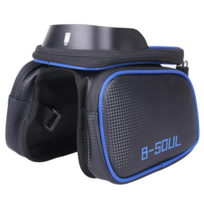 

Bicycle Frame Bag Pannier Tube Pouch Touchscreen Bike Phone Holder