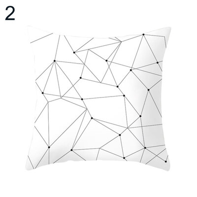 

Geometric Plaid Pattern Pillow Cover Cushion Case Home Car Sofa Bed Hotel Decor