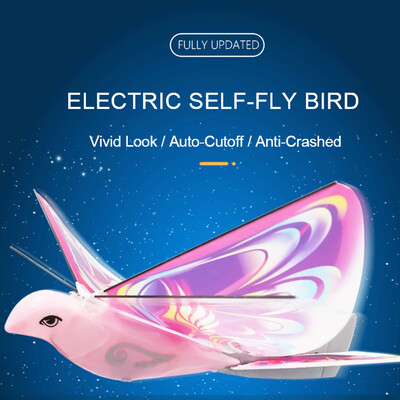 

LX-128 E-Bird Self-fly Bird Hand Throw Flying Toy Christmas Gift for Kids Children