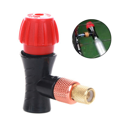 

New 1pc 54mm Bicycle Inflator Head Compatible For Presta Schrader Valve CO2 Pump