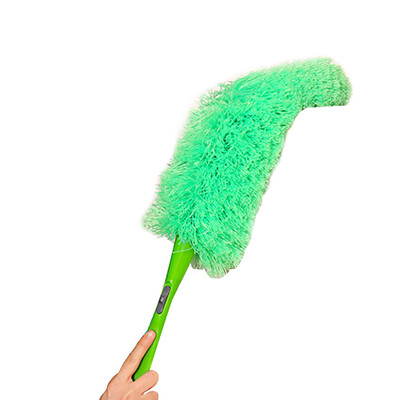 

Siaonvr Magic Soft Microfiber Cleaning Duster Dust Cleaner Handle Feather Static Green