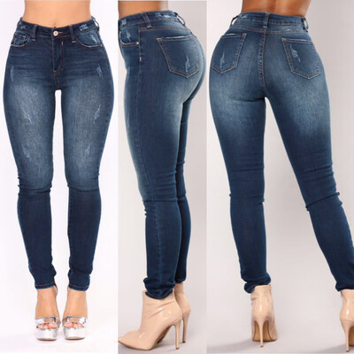 

〖Follure〗Fashion Women Jeans Denim Female High Waist Stretch Slim Sexy Pencil Pants