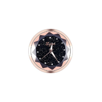 

Mini Fine Metal Electronic Clock Diamond Scale Car Interior Decoration Paste Study Convenience