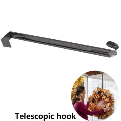 

〖Follure〗Adjustable Over The Door Wreath Hanger Larger Door Decorations Hook Multipurpose