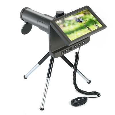 

1080P 50X Digital Telescope Camera 5" LCD Portable 14MP Video Photo Recorder Monocular with Mini Tripod High Magnification Single-