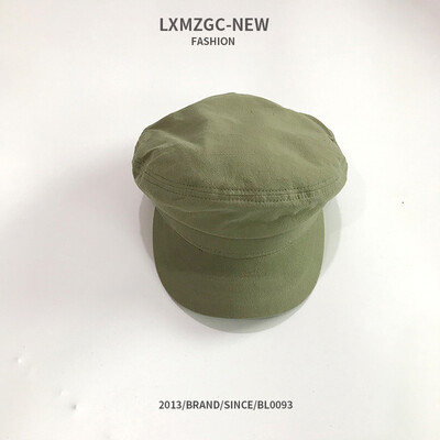 

Spring&summer new hat thin solid color cotton&linen berets ladies England retro painter hat casual Joker military cap
