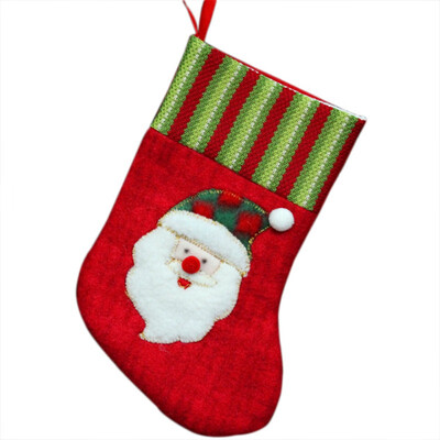 

Christmas Santa Claus Snowman Deer Candy Stockings Christmas Tree Ornaments Decorations Xmas Festival Gift Holders Bags