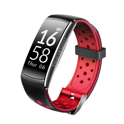 

Q8 IP67 Waterproof Dust-proof Heart-rate Smart BT Sport Wristband Calls Notification Activity Tracking Sleep Monitor for iPhone 7