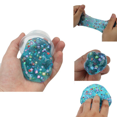 

〖Follure〗Clear Bow Crysta Colourful Soft Slime Scented Stress Relief Toy Sludge Toys