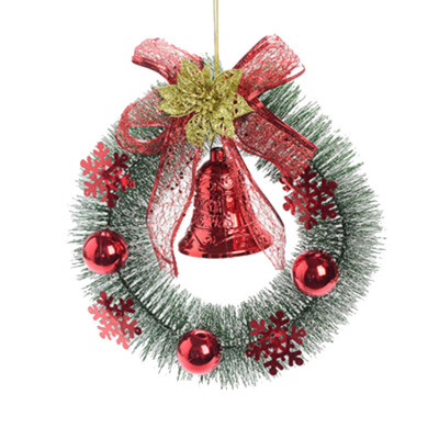 

Tailored Christmas Tree Decoration Small Wreath Ornament Home Decor Holiday Gift Pendant