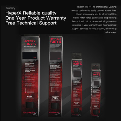 

Kingston HyperX FURY Professional Esport Gaming Mouse Pad Mat 420900mm Extra Large HX-MPFS