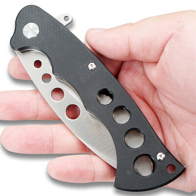 

TWOSUN 420J2 Blade folding Pocket Knife tactical knife Survival hunting camping knife outdoor tool EDC G10 TS23