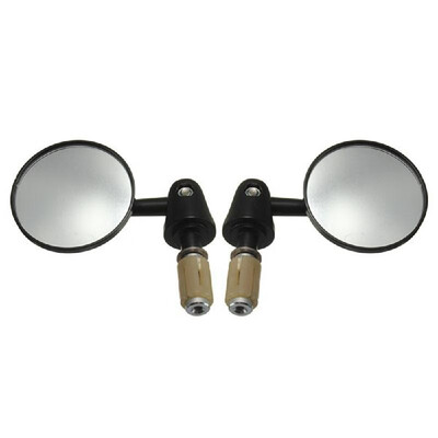 

1 Sets 78 22mm Exterior Diameter Handlebar Rotatable Collapsible Aluminum Round Shape Motorcycle Bar End Rearview Convex Side