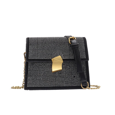 

Chao Korean version of the wild Messenger bag chic chain shoulder fashion small square bag