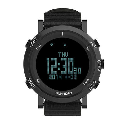 

SUNROAD 3ATM Waterproof Sports Heart Rate Watch Pedometer Weather Forecast