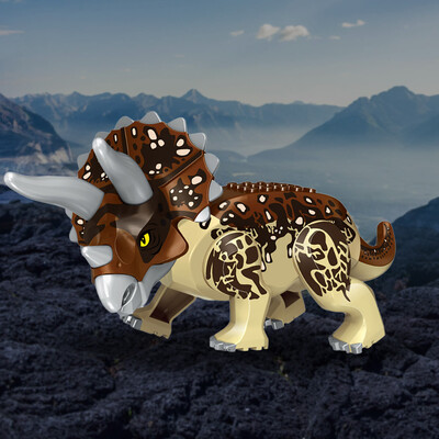 

Tailored DIY Dinosaurs Mini Figures Building Block Assembling Toys For Kids Gift