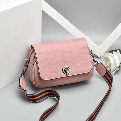 

Summer texture little girl fashion net red lady bag simple 100 sets broadband single shoulder bag oblique Bag