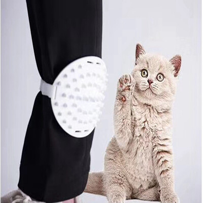 

Pet Silicone Self Corner Comb Multifunctional Brush Toy Nylon Clasp to Fix Suitable for Wall Corner Furniture Owner Legs