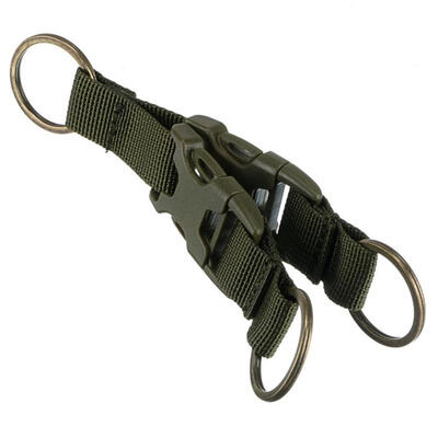 

Outdoor Combat Backpack Hang Buckle Multifunctional Three Rings Carabiner