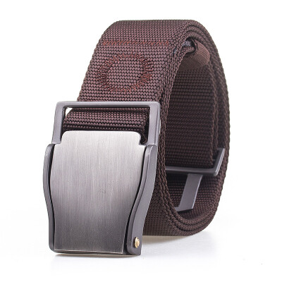 

Mens Canvas Belt Nylon metal Automatic buckle nylon military belt Army tactical belts for Men Belts Breathable forJeans h2