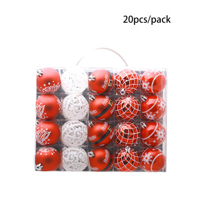 

Gobestart 20Pcs Christmas Ball Baubles Party Xmas Tree Decorations Hanging Ornament Decor