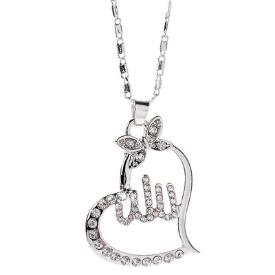 

Fashion New Arabic Women Gold-Color Muslim Charm Pendant Necklace Jewelry Ramadan Gift Copper Chain Necklace